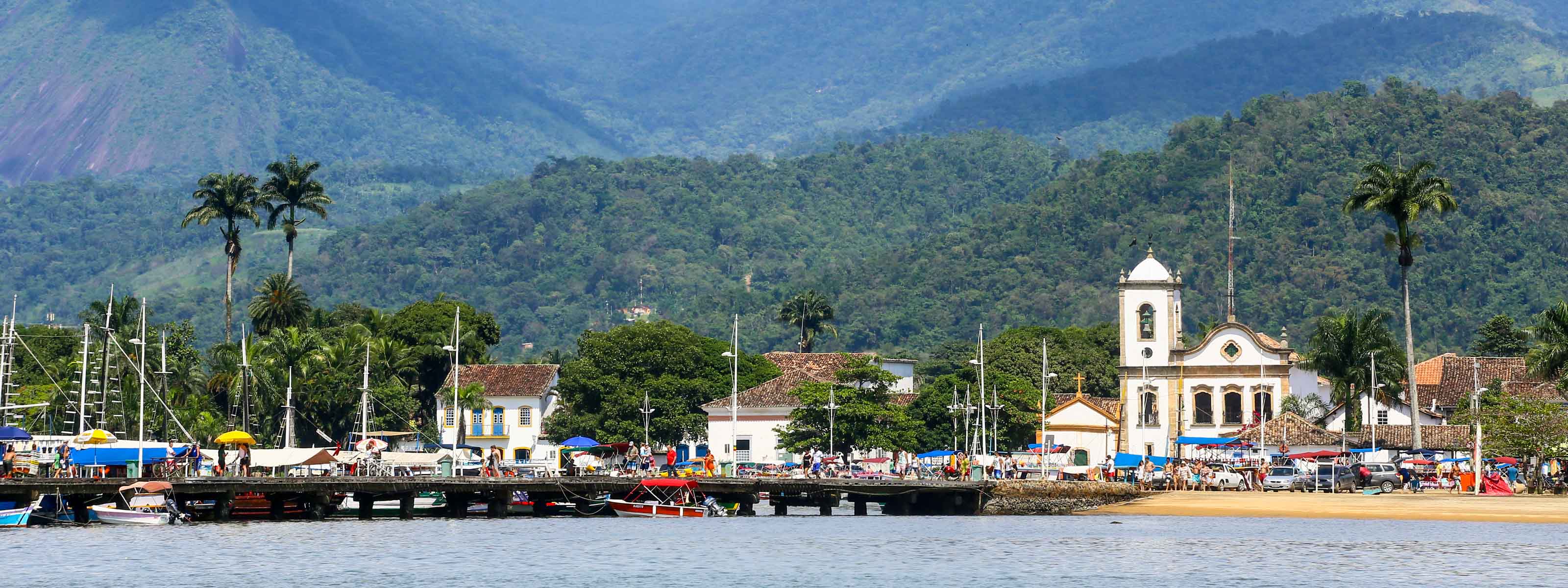 Centro histórico de Paraty - Passeio de lancha personalizado